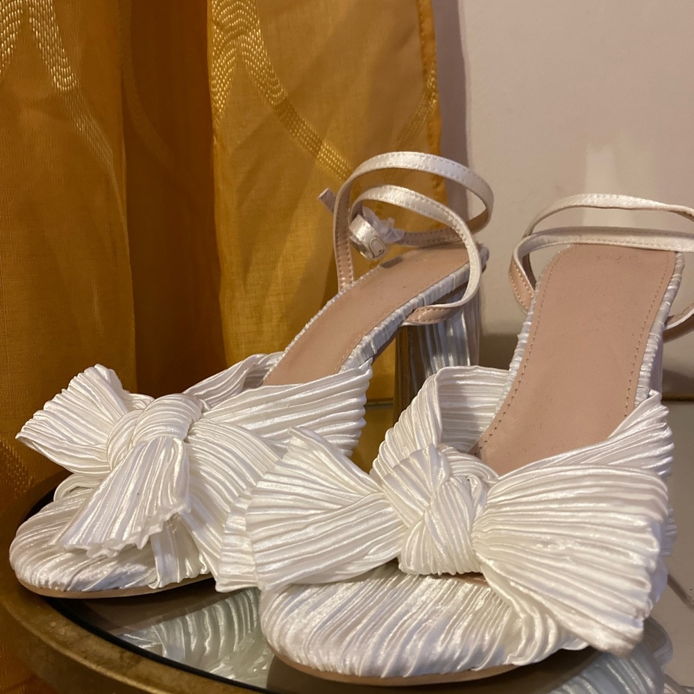 Cream heels